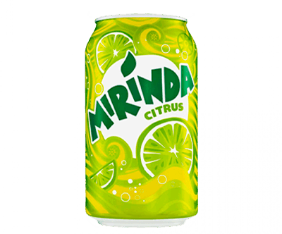 Mirinda Orange No Artificial Flavors Soft Drink, Can, 250 Ml