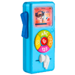 Baby Learning Toy Puppy’s Music Player with Lights & Fine Motor Activities for Ages 6+ Months, Blue